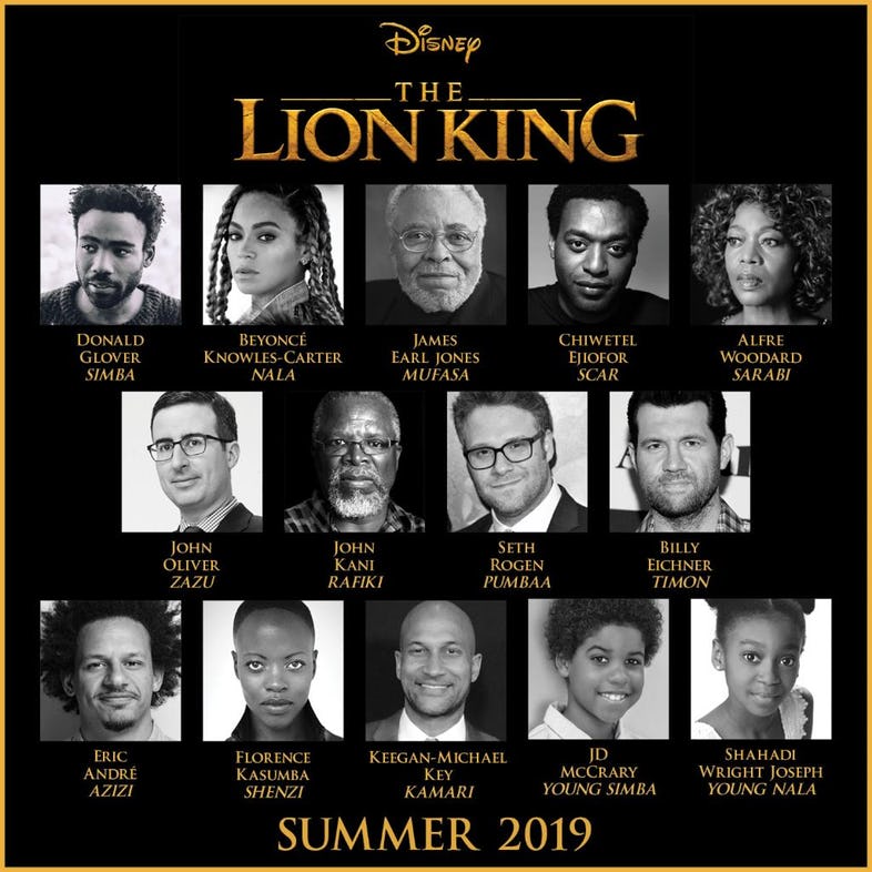 Disney The Lion King Full Cast Serial Gamer