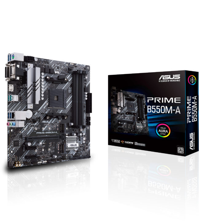 PRIME B550M A with box 1 Serial Gamer