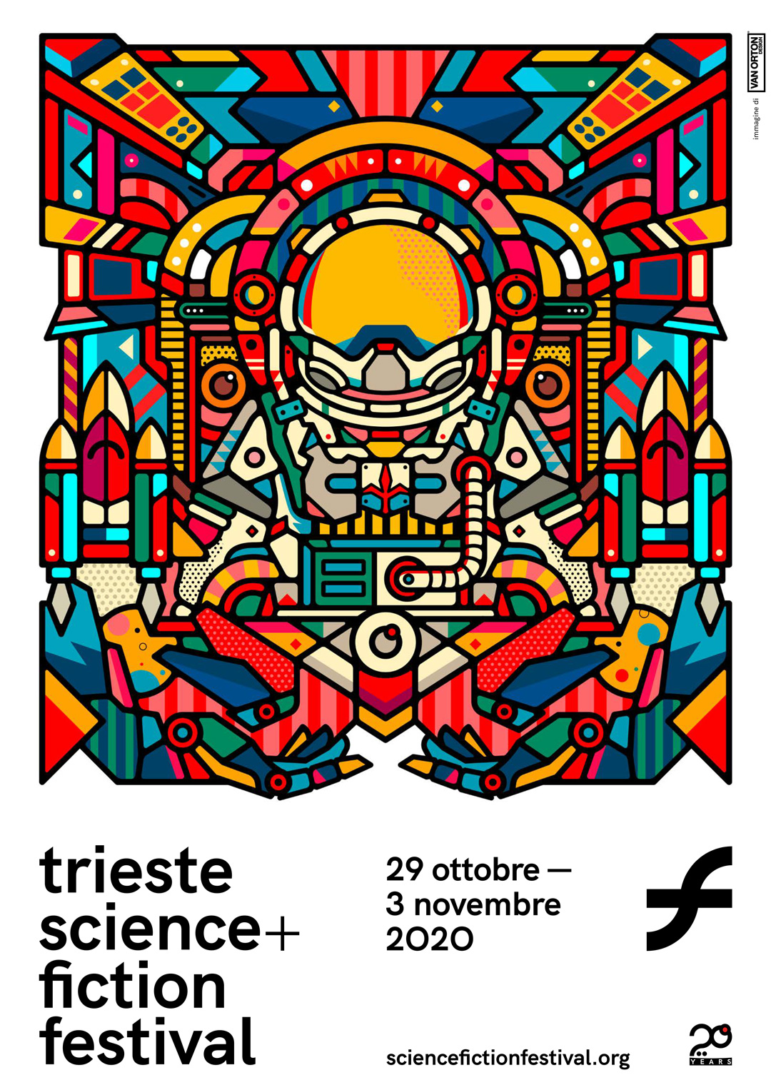 TSFF20 Trieste ScienceFiction Poster 2020 by Van Orton WEB 1 Serial Gamer