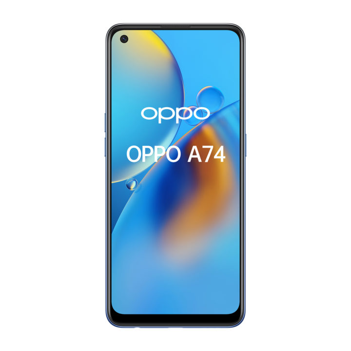 OPPO A74 Midnight Blue front Serial Gamer