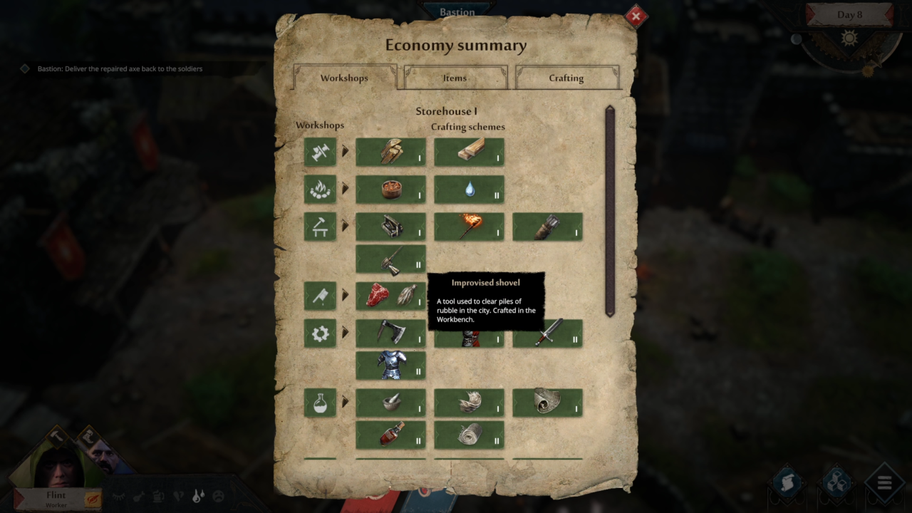 SiegeSurvival Screenshot 02 Economy Summary Serial Gamer