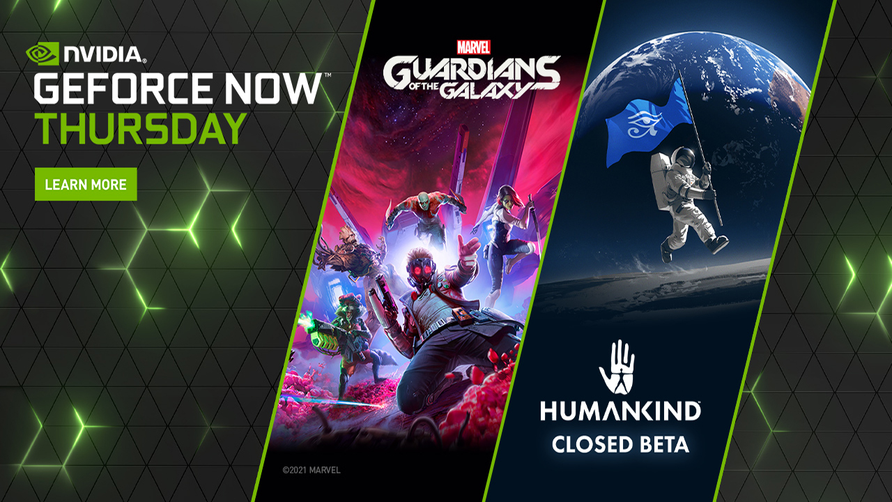 GeForce Now: questo giovedì arrivano The Guardians, Humankind, un nuovo aggiornamento del servizio e 10 nuovi giochi!