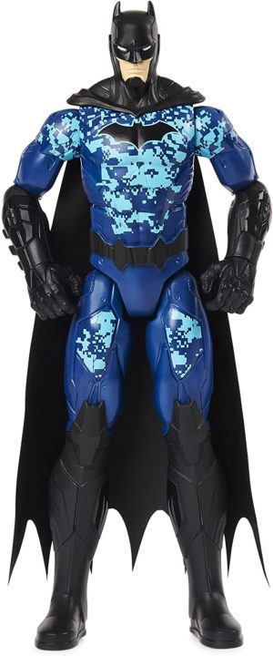 Personaggio Bat Tech da 30cm con armatura blu di DC Comics Serial Gamer