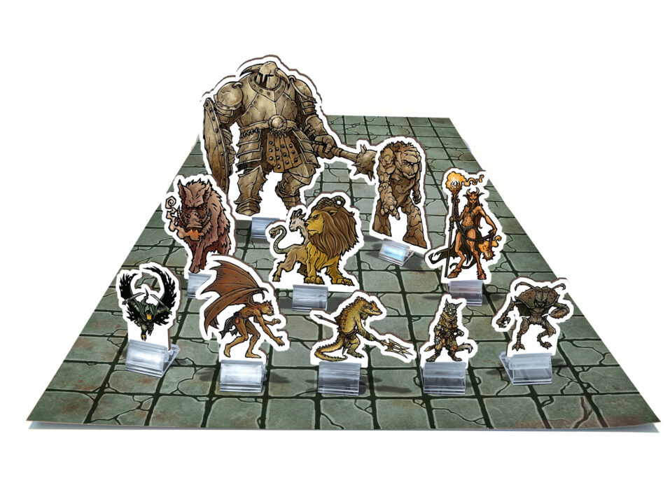 Dragonbane Monsters Standee Set Serial Gamer